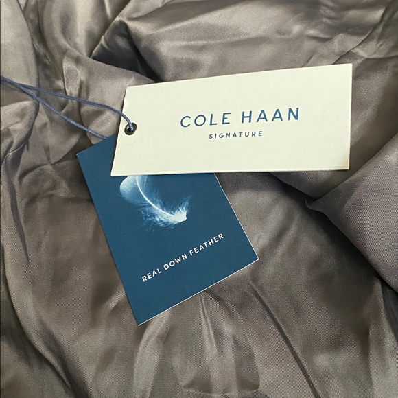 Cole Haan Signature Hooded Down and Feather Jacket - Picture 14 of 16